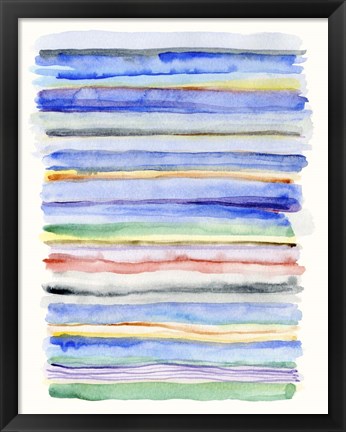 Framed Watercolor Gradation Print