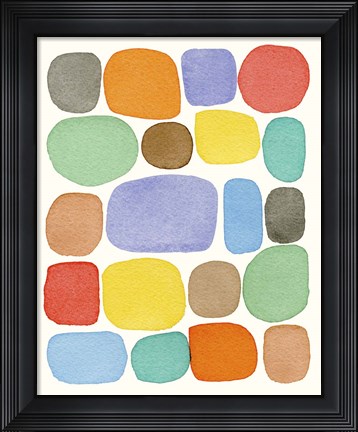 Framed Swatches II Print