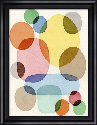 Framed Inked Orbs IV Print