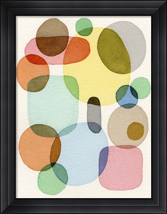 Framed Inked Orbs VI Print
