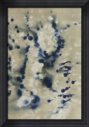 Framed Lapis Merging II Print