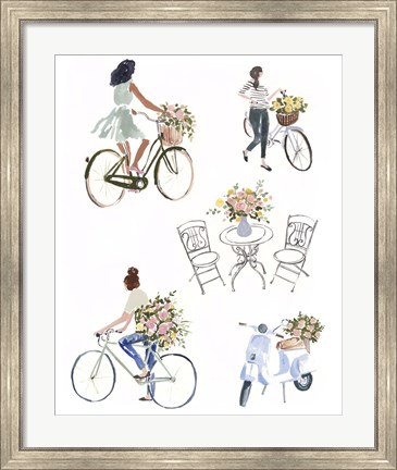 Framed Bring Home Flowers I Print