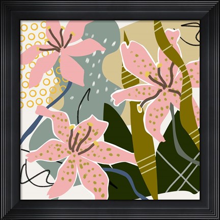 Framed Lily Valley II Print