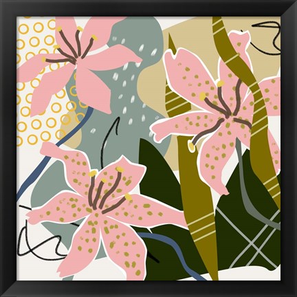 Framed Lily Valley II Print