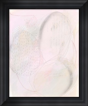 Framed Blush Ovale II Print