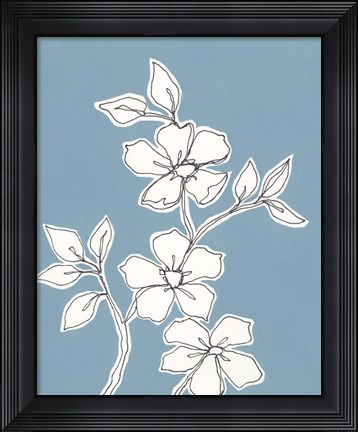 Framed Botanic Drawing III Print