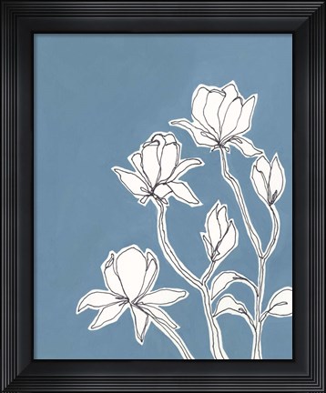 Framed Botanic Drawing IV Print