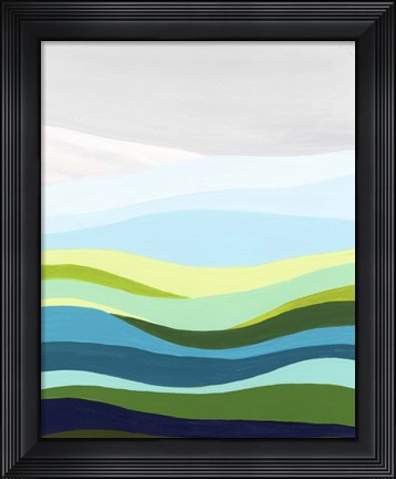 Framed Calm Passage II Print
