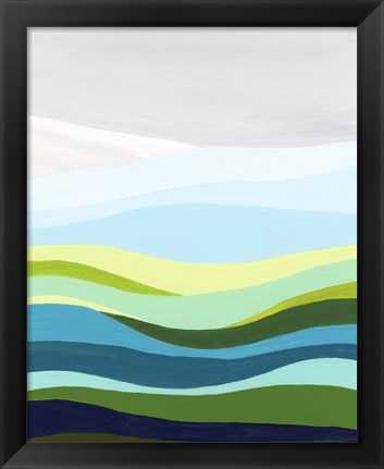 Framed Calm Passage II Print