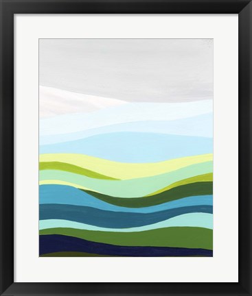 Framed Calm Passage II Print