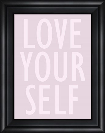 Framed Simple Sentiment I Print