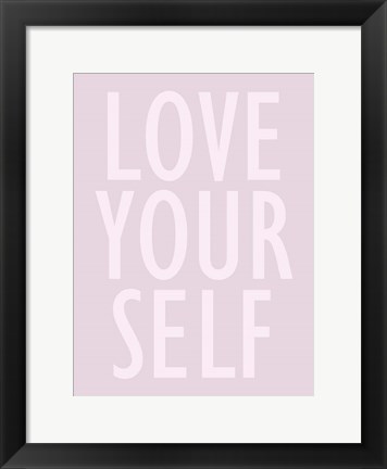 Framed Simple Sentiment I Print