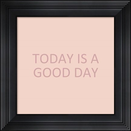 Framed Simple Sentiment III Print