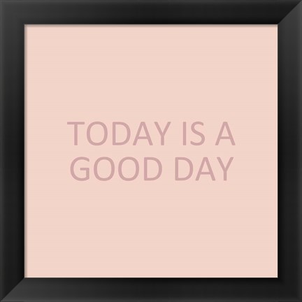 Framed Simple Sentiment III Print