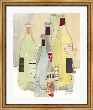 Framed Wines &amp; Spirits I Print