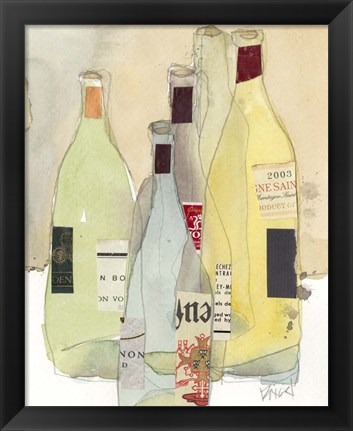 Framed Wines &amp; Spirits I Print