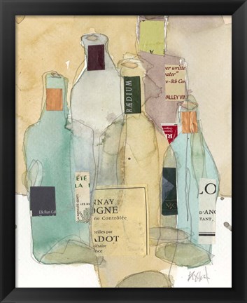 Framed Wines &amp; Spirits II Print