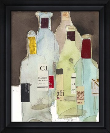 Framed Wines &amp; Spirits III Print