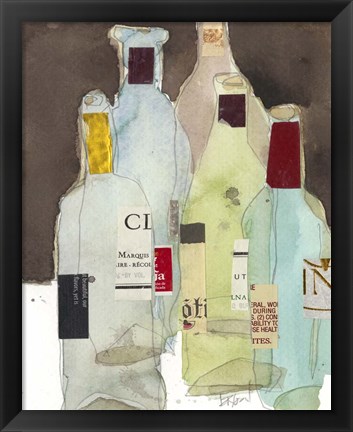 Framed Wines &amp; Spirits III Print
