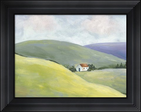 Framed Hillside Vista I Print