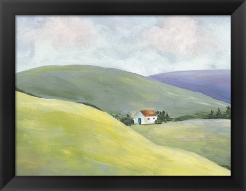 Framed Hillside Vista I Print