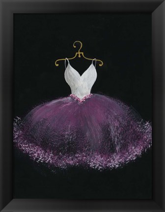 Framed Pastel Tutu III Print