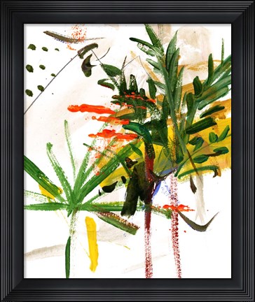 Framed Jungle in My Heart I Print