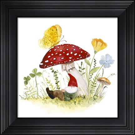 Framed Garden Guardian II Print
