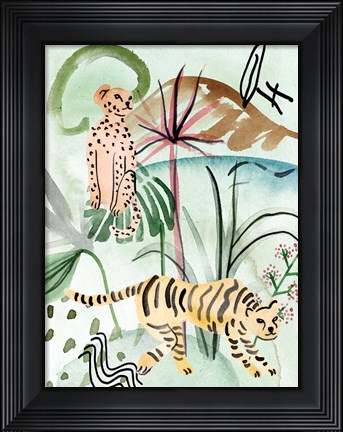 Framed Jungle of Life II Print