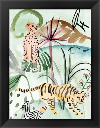 Framed Jungle of Life II Print