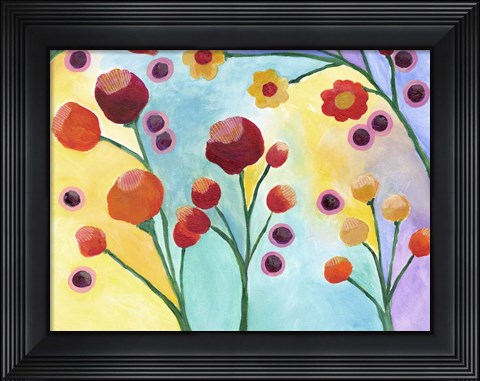 Framed Jambalaya Floral II Print