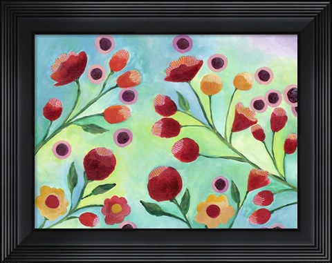 Framed Jambalaya Floral III Print