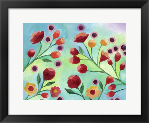 Framed Jambalaya Floral III Print