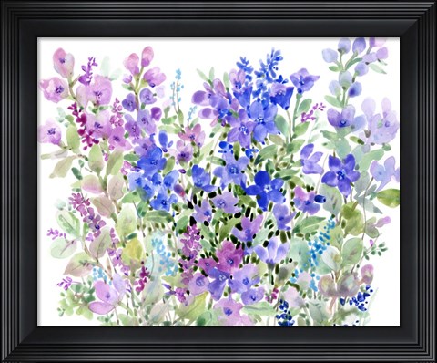 Framed Floral Fragrance I Print