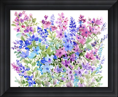 Framed Floral Fragrance II Print