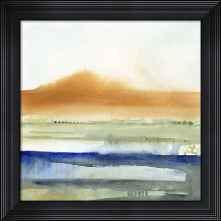 Framed Sunwashed Strata II Print