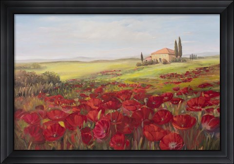 Framed Tuscan Memories II Print