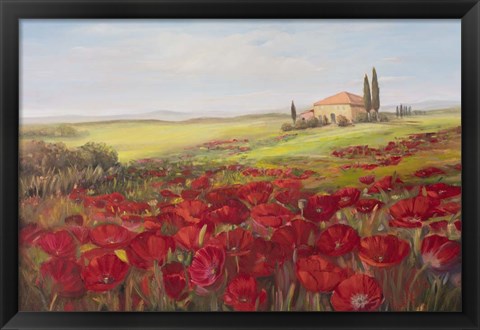 Framed Tuscan Memories II Print