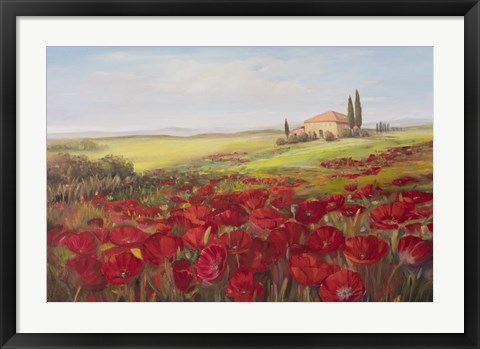 Framed Tuscan Memories II Print