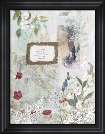 Framed Botticelli&#39;s Dream II Print