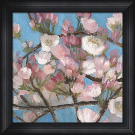 Framed Cherry Blossoms I Print