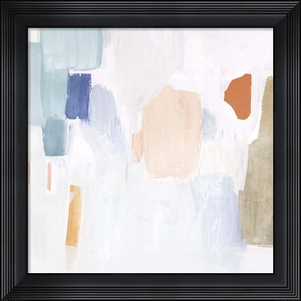 Framed Sea Glass Forms II Print