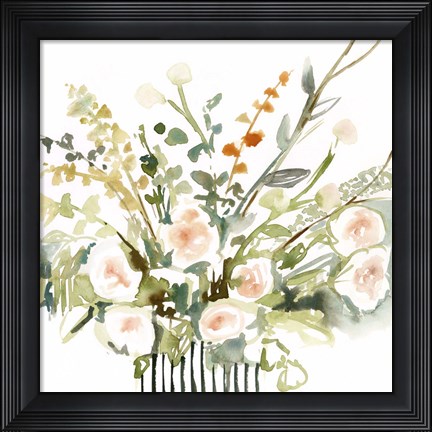Framed Foraged Flowers I Print