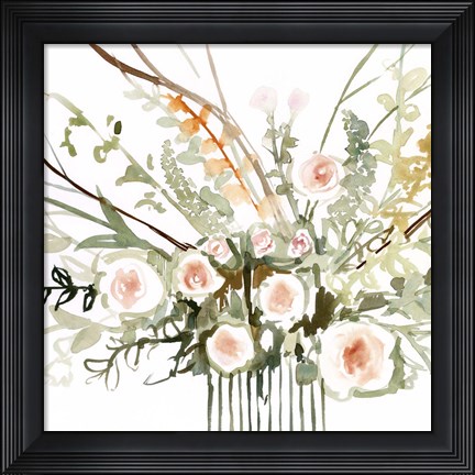 Framed Foraged Flowers II Print
