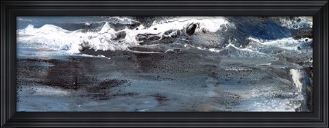 Framed Peaceful Blue I Print