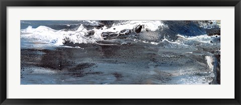 Framed Peaceful Blue I Print