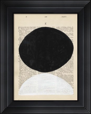 Framed Modern Definition I Print