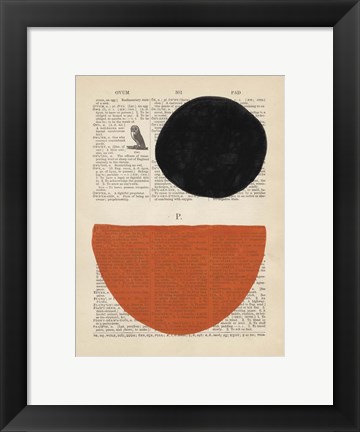 Framed Modern Definition V Print