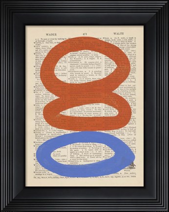Framed Modern Definition VI Print
