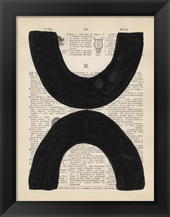 Framed Modern Definition VII Print